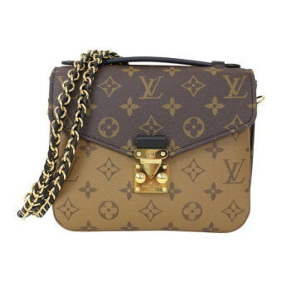 Louis Vuitton Pochette Metis Backpack Monogram Reverse Brown Bag - Picture 1 of 9